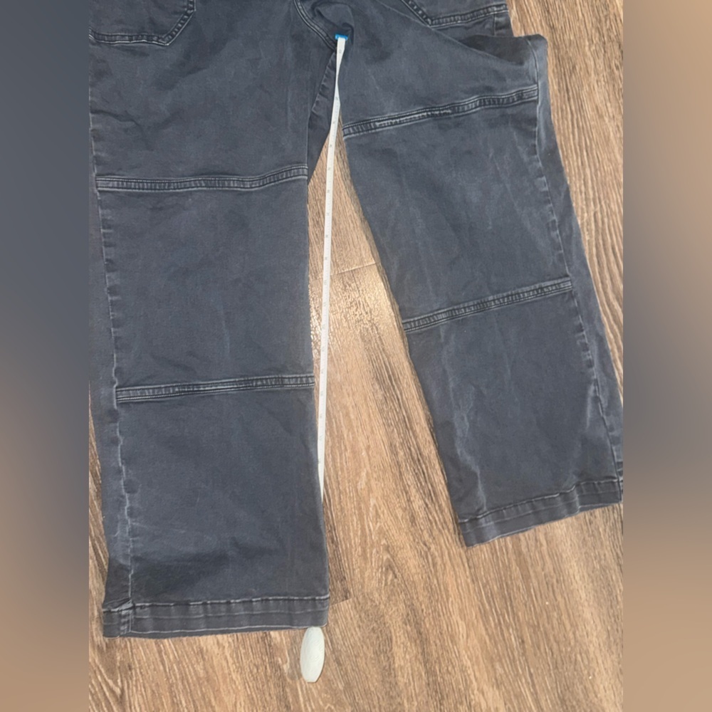 FRAME Charcoal Oversized Utility Pant Size 32 - Picture 6 of 9